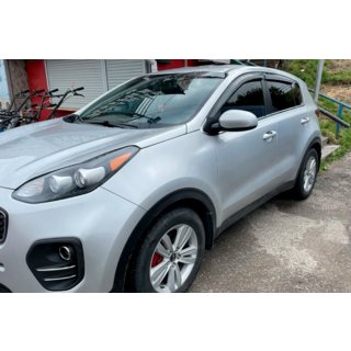 Deflektory okien (4 ks, HIC) Kia Sportage 2015–2021 fotografia 4
