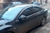 Mazda 6 2008–2012 Okenné deflektory s chrómovou lištou SD (4 ks, HIC) fotografia 1