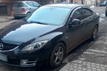 Mazda 6 2008–2012 Okenné deflektory s chrómovou lištou SD (4 ks, HIC) fotografia 3