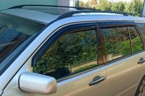 Mercedes E-class W210 1995–2002 Okenné deflektory SW (4 ks, HIC) fotografia 1