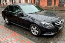 Mercedes E-class W212 2009–2016 Deflektory okien SD (4 ks, HIC) fotografia 8