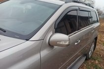 Mercedes GL class X164 2006–2012 Deflektory okien (4 ks, HIC) fotografia 1