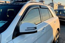Mercedes GL/GLS trieda X166 2012–2019 Deflektory okien (4 ks, HIC) fotografia 10