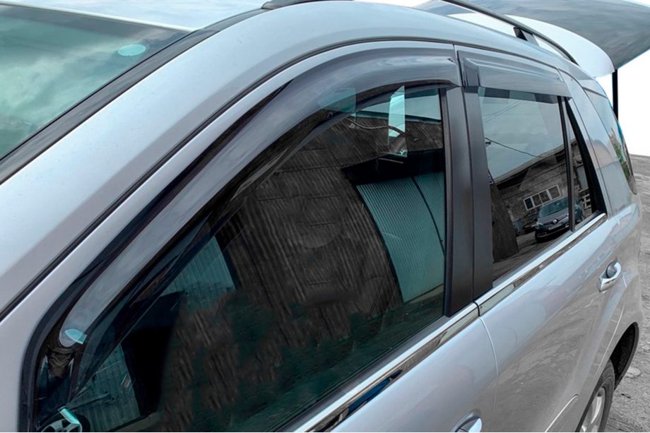 Mercedes ML W164 2005–2011 Deflektory okien (4 ks, HIC) Fotografia 10