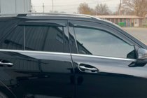 Mercedes GLE/ML class W166 2011–2018 Deflektory okien (4 ks, HIC) fotografia 3