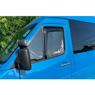 Vkladané okenné deflektory (2 ks, HIC) Mercedes Sprinter W901/902/903/904/905 1995–2006 fotografia 1