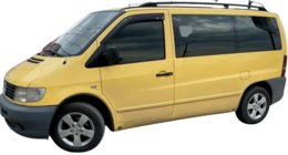 Mercedes Vito W638 1996–2003 Okenné veterné deflektory (2 ks, HIC) fotografia 6