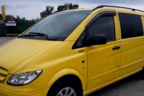 Mercedes Viano 2004–2014 Okenné veterné deflektory (2 ks, HIC) fotografia 11