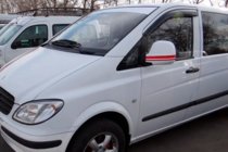 Mercedes Viano 2004–2014 Okenné veterné deflektory (2 ks, HIC) fotografia 13