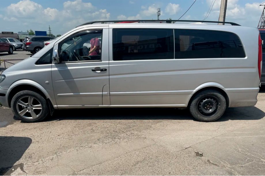 Mercedes Viano 2004–2014 Vkladané okenné deflektory (2 ks, HIC) Fotografia 9