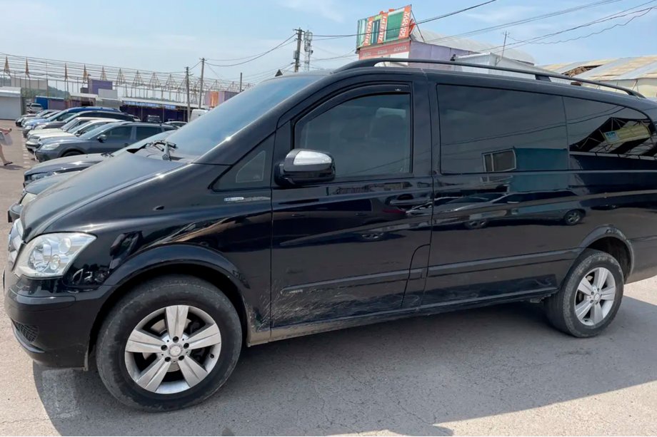 Mercedes Viano 2004–2014 Vkladané okenné deflektory (2 ks, HIC) Fotografia 13