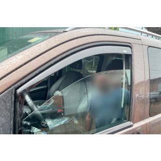 Vkladané okenné deflektory (2 ks, HIC) Mercedes Vito/V-trieda W447 2014– fotografia 2