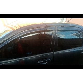 Deflektory okien SD (4 ks, HIC) Mitsubishi Lancer 9 2004–2008 fotografia 4