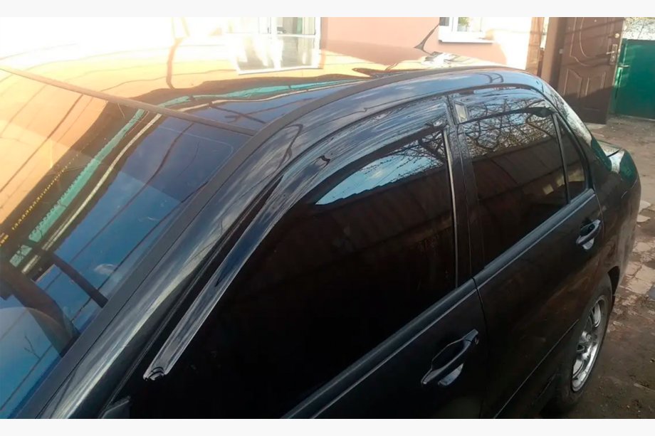 Mitsubishi Lancer 9 2004–2008 Deflektory okien SD (4 ks, HIC) Image