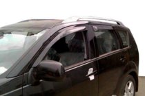 Mitsubishi Outlander 2006–2012 Deflektory okien (4 ks, HIC) fotografia 5
