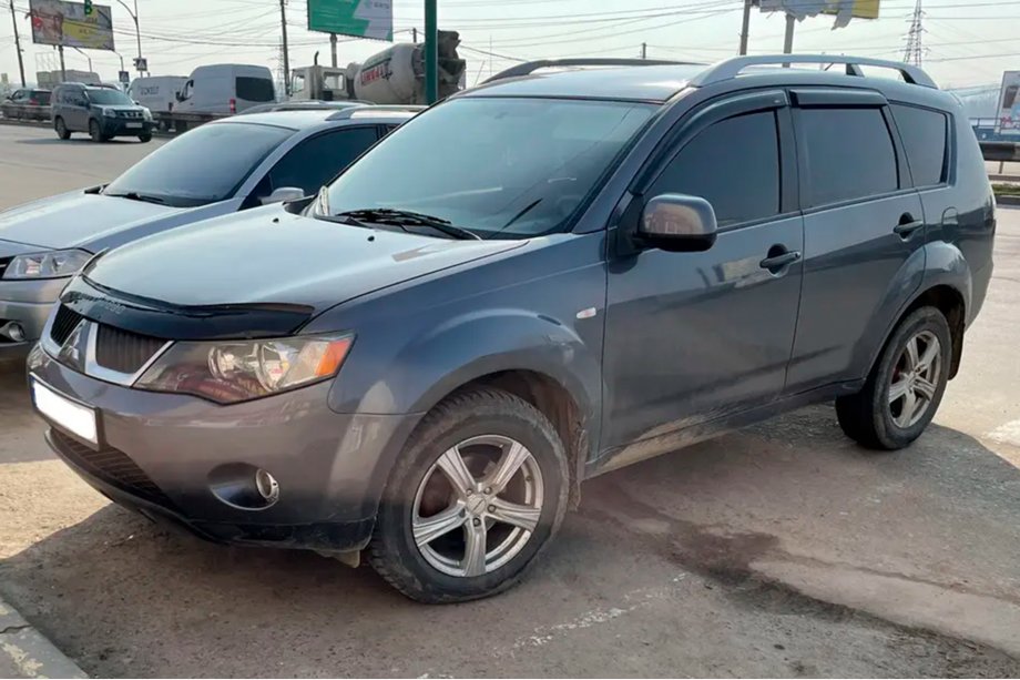 Mitsubishi Outlander 2006–2012 Deflektory okien (4 ks, HIC) Image