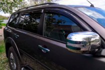 Mitsubishi Pajero Sport 2008–2015 Deflektory okien (4 ks, HIC) fotografia 10
