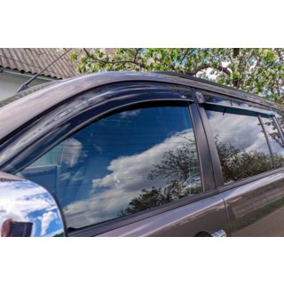 Deflektory okien (4 ks, HIC) Mitsubishi Pajero Sport 2008–2015 fotografia 2