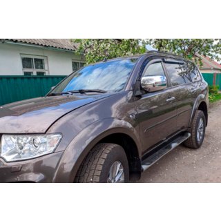 Deflektory okien (4 ks, HIC) Mitsubishi Pajero Sport 2008–2015 fotografia 3