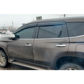 Deflektory okien (4 ks, HIC) Mitsubishi Pajero Sport 2015– fotografia 2