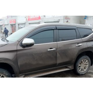 Deflektory okien (4 ks, HIC) Mitsubishi Pajero Sport 2015– fotografia 1
