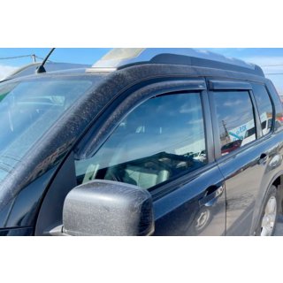 Deflektory okien (4 ks, HIC) Nissan X-trail T31 2007–2014 fotografia 3