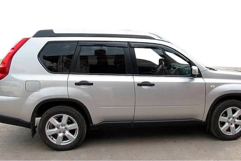 Nissan X-trail T31 2007–2014 Deflektory okien (4 ks, HIC) Fotografia 6