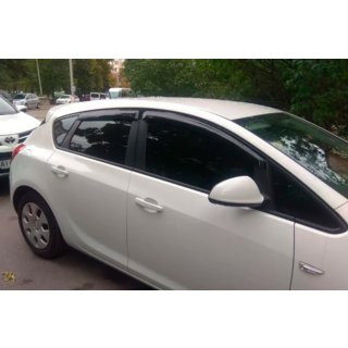 Okenné deflektory HB (4 ks, HIC) Opel Astra J 2009–2015 fotografia 1