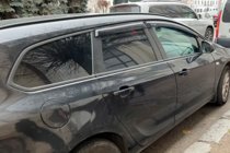 Opel Astra J 2009–2015 Deflektory okien WG (4 ks, HIC) fotografia 2