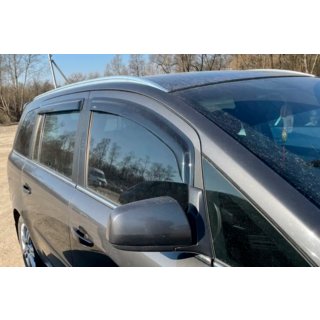 Deflektory okien (4 ks, HIC) Opel Zafira B 2005–2011 fotografia 1