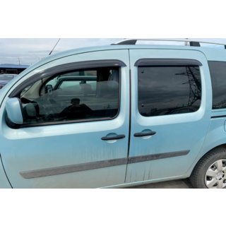 Deflektory okien (4 ks, HIC) Renault Kangoo 2008–2020 fotografia 3