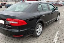 Skoda Superb 2009–2015 Deflektory okien SD (4 ks, HIC) fotografia 5