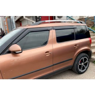 Deflektory okien (4 ks, HIC) Skoda Yeti 2009–2017 fotografia 1