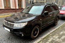 Subaru Forester 2008–2013 Deflektory okien (4 ks, HIC) fotografia 3