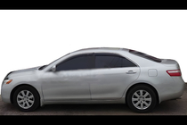 Toyota Camry 2006–2011 Okenné deflektory s chrómovou lištou (EU, 4 ks, HIC) fotografia 1