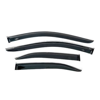 Okenné deflektory s chrómovou lištou (EU, 4 ks, HIC) Toyota Camry 2006–2011 fotografia 2