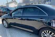 Toyota Camry 2011–2017 Okenné deflektory s chrómovou lištou (2011-2017 EU / 2011-2014 USA, 4 ks, HIC) fotografia 3