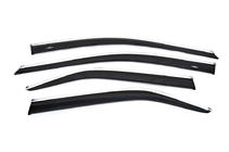 Toyota Camry 2011–2017 Okenné deflektory s chrómovou lištou (2011-2017 EU / 2011-2014 USA, 4 ks, HIC) fotografia 5