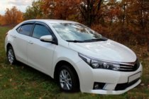 Toyota Corolla 2013–2019 Deflektory okien (4 ks, HIC) fotografia 5