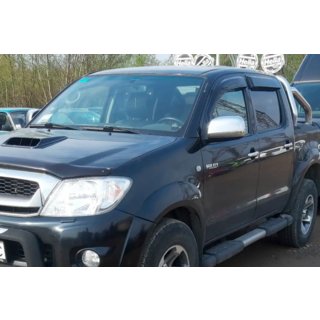 Deflektory okien (4 ks, HIC) Toyota Hilux 2006–2015 fotografia 3
