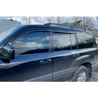 Deflektory okien (4 ks, HIC) Toyota Land Cruiser 100 1998–2007 fotografia 1