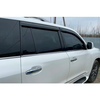 Okenné deflektory 8 cm (4 ks, HIC) Toyota Land Cruiser 200 2007–2021 fotografia 3