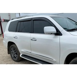 Okenné deflektory 8 cm (4 ks, HIC) Toyota Land Cruiser 200 2007–2021 fotografia 4
