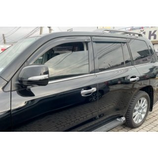 Okenné deflektory 8 cm (4 ks, HIC) Toyota Land Cruiser 200 2007–2021 fotografia 1