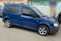 Volkswagen Caddy 2004–2010 Okenné veterné deflektory (2 ks, HIC) fotografia 4