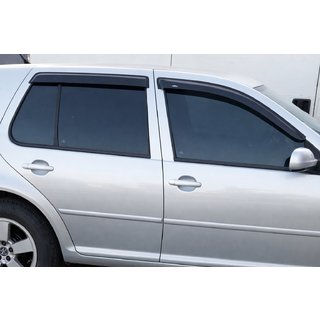 Deflektory okien (4 ks, HIC) Volkswagen Golf 3 1991–2001 fotografia 1