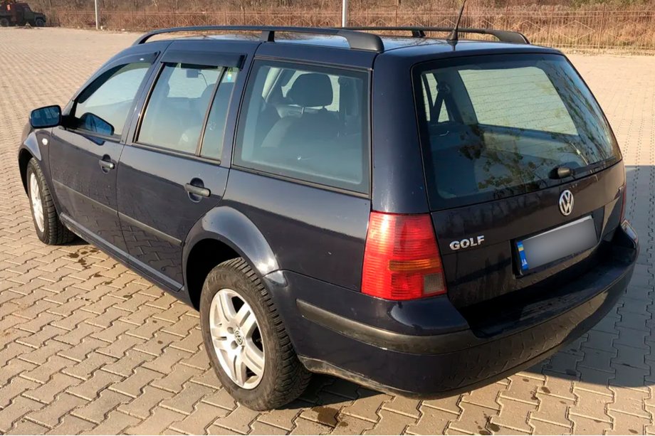 Volkswagen Golf 4 1997–2006 Deflektory okien Variant (4 ks, HIC) Fotografia 12