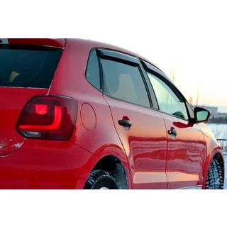 Okenné deflektory HB (4 ks, HIC) Volkswagen Polo 2010–2017 fotografia 2