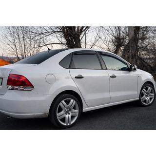 Deflektory okien SD (4 ks, HIC) Volkswagen Polo 2010–2017 fotografia 2