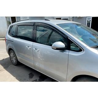 Deflektory okien (4 ks, HIC) Volkswagen Sharan 2010–2023 fotografia 1